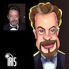 Cartoon: caricature of tim curry (small) by Gamika tagged caricature,of,tim,curry