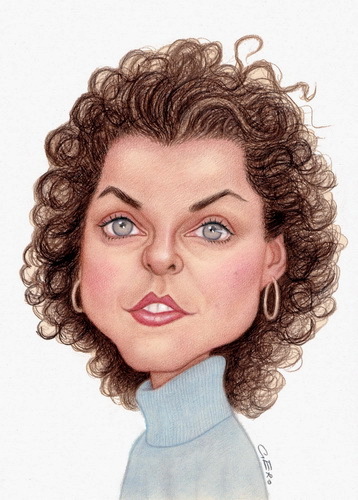 Cartoon: Keri Russell (medium) by Gero tagged caricature