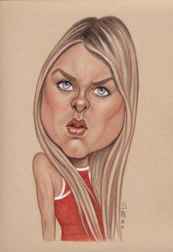 Cartoon: Marija Sharapova (medium) by Gero tagged caricature