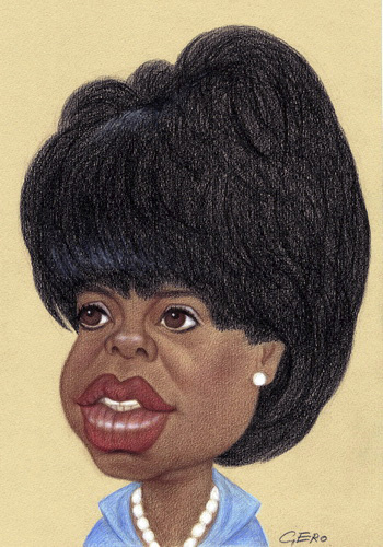 Cartoon: Oprah Winfrey (medium) by Gero tagged caricature
