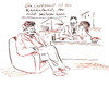 Cartoon: Cartoonist im Talk (small) by Bernd Zeller tagged cartoonist,karikaturist