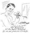Cartoon: Kaufempfehlung (small) by Bernd Zeller tagged body,care,körperpflege,kosmetik,rasieren,badezimmer,herren