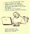 Cartoon: Kommentare (small) by Bernd Zeller tagged postings,blog,forum,einstein,community,relativitätstheorie,physiker