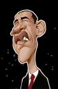 Cartoon: Obama Barack (small) by Nenad Vitas tagged politics portrait
