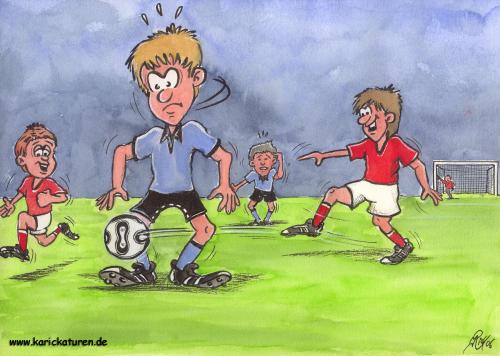 Cartoon: Fussball - Tunneln - 2006 (medium) by Portraits-Karikaturen tagged fußball,fußballkarikatur,fußballspieler,fussball,karikatur,fussballkarikatur,tunneln