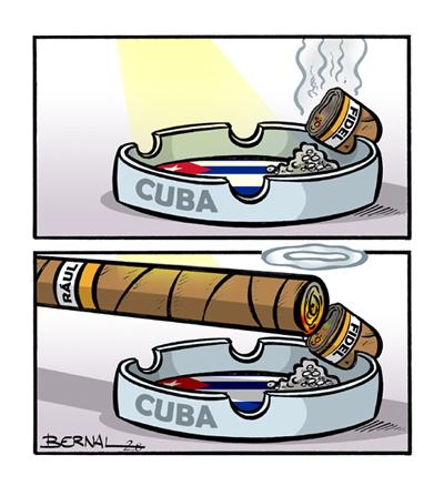 Cartoon: Cuba (medium) by Bernal tagged cuba,fidel,castro,politics,comunism,revolucion,revolution