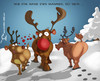 Cartoon: Rudolf das Renntier (small) by Charmless tagged rudolf renntier weihnachten