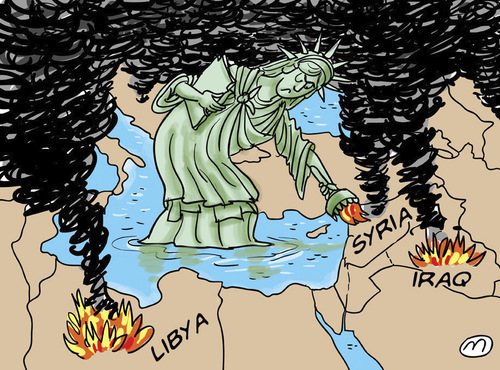 Cartoon: syria (medium) by zule tagged war