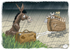 Cartoon: noahs ark (small) by zule tagged noahs,ark,donkey,animals
