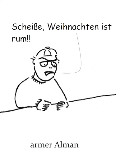 Cartoon: armer Alman (medium) by Stefan von Emmerich tagged alman