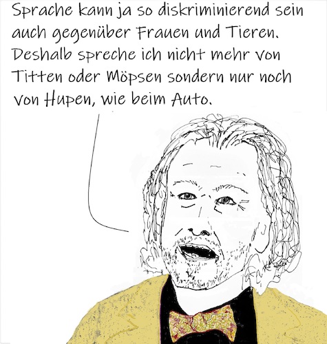 Cartoon: Nicht nur Zigeunerschnitzel (medium) by Stefan von Emmerich tagged zigeunerschnitzel,die,letzte,instanz,steffen,hallaschka,thomas,gottschalk
