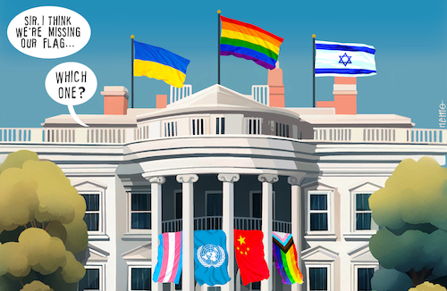 Biden America Last Missing Flag Biden America Last Missing Flag