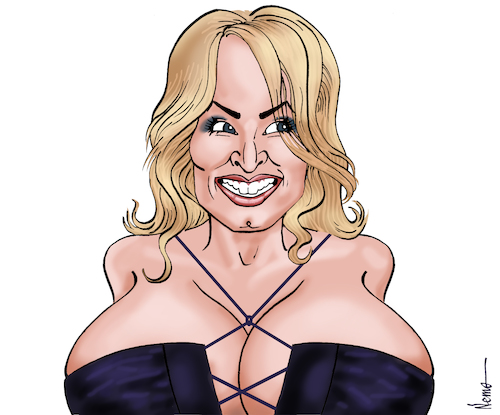 Cartoon: Stormy Daniels (medium) by NEM0 tagged stephanie,gregory,clifford,stormy,daniels,pornstar,donald,trump,scandal,nem0,stephanie,gregory,clifford,stormy,daniels,sex,porn,pornstar,donald,trump,scandal,nem0