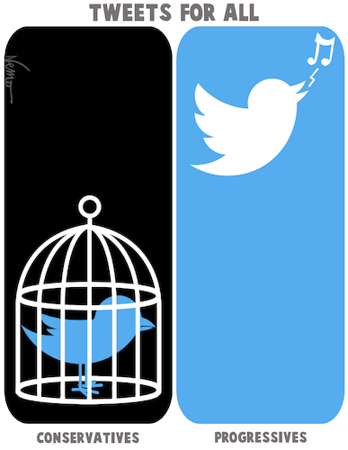 Cartoon: Twitter Censorship (medium) by NEM0 tagged twitter,censor,censorship,censoring,conservatives,big,tech,social,media,internet,free,speech,shadow,ban,bias,fake,news,progressist,silicon,valley,leftist,propaganda,nemo,nem0,twitter,censor,censorship,censoring,conservatives,big,tech,social,media,internet,free,speech,shadow,ban,bias,fake,news,progressist,silicon,valley,leftist,propaganda,nemo,nem0
