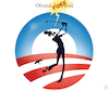 Cartoon: Obama Farewell (small) by NEM0 tagged barack,obama,farewll,golf,fore,goof,vacation,hawai,liar,lies,worst,us,usa,president,administration,nemo,nem0