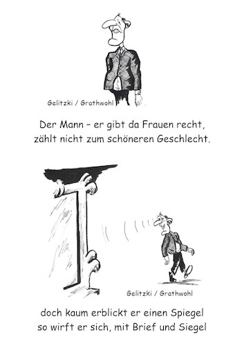 Cartoon: Altar der Eitelkeit (medium) by elmario55 tagged gesellschaft,politik,allgemeines
