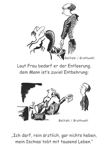 Cartoon: Die Kraft des Mannes (medium) by elmario55 tagged gesellschaft,politik,allgemeines