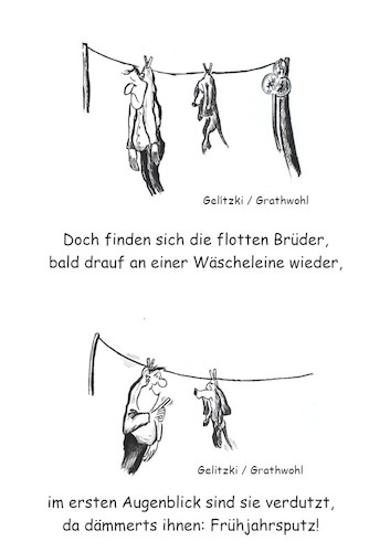 Cartoon: Frühjahrsputz (medium) by elmario55 tagged gesellschaft,politik,allgemeines