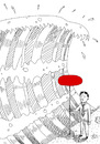 Cartoon: japan (small) by julianloa tagged japan tsunami disaster earth quake floods