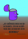 Cartoon: Dachschaden (small) by Kucki tagged religion