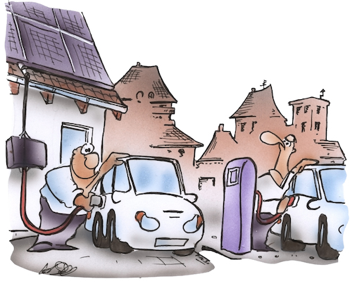 Cartoon: Autoladstation (medium) by HSB-Cartoon tagged pv,photovoltaik,photovoltaikanlage,photovoltaikanell,solar,solarstrom,sonnenstrom,eauto,auto,elektroauto,wallbox,ladestation,solarzellen,sonnenlicht,ladegerät,tanken,batterie,mobilität,wandelrichter,energieanbiet,stromerzeugung,stromerzeuger,stromverbrauch,pv,photovoltaik,photovoltaikanlage,photovoltaikanell,solar,solarstrom,sonnenstrom,eauto,auto,elektroauto,wallbox,ladestation,solarzellen,sonnenlicht,ladegerät,tanken,batterie,mobilität,wandelrichter,energieanbiet,stromerzeugung,stromerzeuger,stromverbrauch