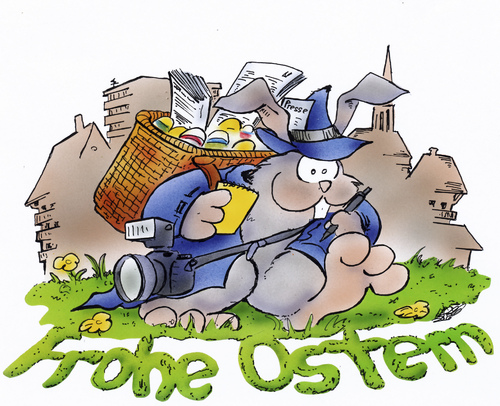 Cartoon: eastern (medium) by HSB-Cartoon tagged eastern,rabbit,egg,ostern,osterhase,tradition,kultur,feiertag