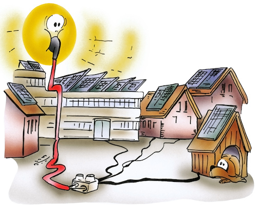 Cartoon: Fotovoltaik (medium) by HSB-Cartoon tagged energy,hot,photovoltaik,sun,sunny,warm,weather,airbrush,cartoon,elektrik,elektrisch,energie,energiegewinnung,erneuerbare,energien,fotovoltaik,hsb,hsbc,hsbcartoon,hundehütte,illustration,karikatur,pv,regenerativ,sommer,sommerwetter,sonne,sonnenenergie,sonnenschein,sonnig,strom,stromerzeugung,wärme,energy,hot,photovoltaik,sun,sunny,warm,weather,airbrush,cartoon,elektrik,elektrisch,energie,energiegewinnung,erneuerbare,energien,fotovoltaik,hsb,hsbc,hsbcartoon,hundehütte,illustration,karikatur,pv,regenerativ,sommer,sommerwetter,sonne,sonnenenergie,sonnenschein,sonnig,strom,stromerzeugung,wärme