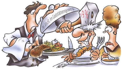 Cartoon: Gaststättensteuer (medium) by HSB-Cartoon tagged mwst,mehrwersteuer,umsatzsteuer,steuererhöhung,steuerberater,gastronomie,abgabe,gaststätte,lokal,speise,speisekarte,restaurant,kellner,wirt,ober,gaststättengewerbe,gaststättenbesuch,gast,kulinarisch,bedienung,gasthaus,gastwirtschaft,mwst,mehrwersteuer,umsatzsteuer,steuererhöhung,steuerberater,gastronomie,abgabe,gaststätte,lokal,speise,speisekarte,restaurant,kellner,wirt,ober,gaststättengewerbe,gaststättenbesuch,gast,kulinarisch,bedienung,gasthaus,gastwirtschaft