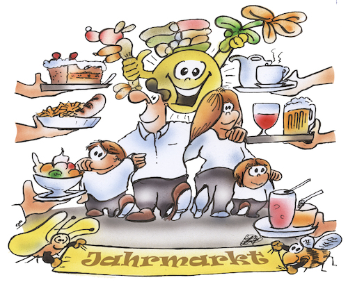 Cartoon: Jahrmarkt (medium) by HSB-Cartoon tagged jahrmarkt,fahrgeschäfte,kirmes,frühjahrsmarkt,send,wiesn,fastfood,bratwurststand,pommesstand,pommesbude,getränke,karussell,attraktion,kirmesattraktion,verkaufstände,jahrmarkt,fahrgeschäfte,kirmes,frühjahrsmarkt,send,wiesn,fastfood,bratwurststand,pommesstand,pommesbude,getränke,karussell,attraktion,kirmesattraktion,verkaufstände