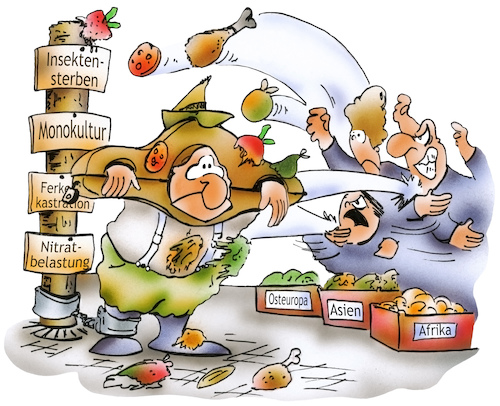 Cartoon: Landwirte am Pranger (medium) by HSB-Cartoon tagged landwirt,landwirtschaft,bauer,bauernhof,landwirtschaftsminister,landwirtschaftspolitik,bauernpräsident,bauernopfer,umwelt,natur,tierwohl,qs,qualitätssicherung,bund,nabu,schuldiger,verurteilung,kastration,massentierhaltung,bio,biohof,großbetrieb,naturschutz,gülle,gülleverordnung,lebensmittel,lebensmittelproduzent,lebensmittelhandel,konsument,konsum,verbraucher,nahrung,nahrungsmittel,nahrungsimport,lebensmittelexport,gemüse,getreide,insektensterben,mist,cartoon,cartoonzeichner,cartoonist,hsbcartoon,landwirt,landwirtschaft,bauer,bauernhof,landwirtschaftsminister,landwirtschaftspolitik,bauernpräsident,bauernopfer,umwelt,natur,tierwohl,qs,qualitätssicherung,bund,nabu,schuldiger,verurteilung,kastration,massentierhaltung,bio,biohof,großbetrieb,naturschutz,gülle,gülleverordnung,lebensmittel,lebensmittelproduzent,lebensmittelhandel,konsument,konsum,verbraucher,nahrung,nahrungsmittel,nahrungsimport,lebensmittelexport,gemüse,getreide,insektensterben,mist,cartoon,cartoonzeichner,cartoonist,hsbcartoon