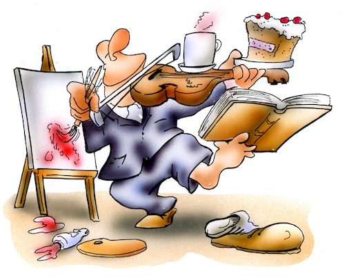 Cartoon: multitasking artist (medium) by HSB-Cartoon tagged multitasking,kunst,künstler,maler,bild,musik,musiker,literat,literatur,schauspieler,kunstwerk,music,airbrush,gemälde,farben,artist,art,cartoon,cartoonmotiv,multitasking,kunst,künstler,maler,bild,musik,musiker,literat,literatur,schauspieler,kunstwerk,music,airbrush,gemälde,farben,artist,art,cartoon,cartoonmotiv