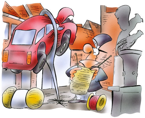 Cartoon: Nadelöhr (medium) by HSB-Cartoon tagged bottleneck,car,cars,eye,of,needle,policy,politics,traffic,yarn,airbrush,auto,autos,eng,enge,engstelle,faden,garn,hsb,häkeln,lokalkarikatur,lokalpolitik,lokalpolitiker,lösung,nadel,nadelöhr,nähen,politiker,spinnen,stadtplanung,straße,straßenecke,straßenverkehr,stricken,verkehr,verkehrsproblem,bottleneck,car,cars,eye,of,needle,policy,politics,traffic,yarn,airbrush,auto,autos,eng,enge,engstelle,faden,garn,hsb,häkeln,lokalkarikatur,lokalpolitik,lokalpolitiker,lösung,nadel,nadelöhr,nähen,politiker,spinnen,stadtplanung,straße,straßenecke,straßenverkehr,stricken,verkehr,verkehrsproblem