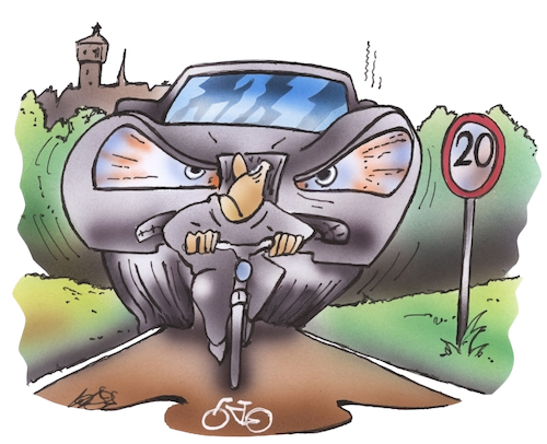 Cartoon: Radfahrer (medium) by HSB-Cartoon tagged fahrrad,fahrradfahrer,straßenverkehr,radler,radweg,fahrradstraße,vorfahrt,radfahrer,verkehrssicherheit,bike,auto,suv,fahrrad,fahrradfahrer,straßenverkehr,radler,radweg,fahrradstraße,vorfahrt,radfahrer,verkehrssicherheit,bike,auto,suv