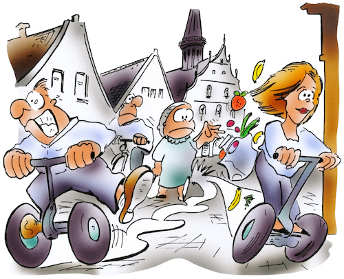 Cartoon: Segways (medium) by HSB-Cartoon tagged active,centre,city,drive,driving,ride,riding,segway,sightseeing,tour,tourism,town,traffic,airbrush,aktiv,besichtigungstour,bürger,dorf,fahren,fahrrad,fahrt,geschwindigkeit,geschwindigkeitsbegrenzung,innenstadt,interessenskonflikt,jga,konflikt,segwayfahren,segways,stadt,stadtkern,tourismus,verkehr,active,centre,city,drive,driving,ride,riding,segway,sightseeing,tour,tourism,town,traffic,airbrush,aktiv,besichtigungstour,bürger,dorf,fahren,fahrrad,fahrt,geschwindigkeit,geschwindigkeitsbegrenzung,innenstadt,interessenskonflikt,jga,konflikt,segwayfahren,segways,stadt,stadtkern,tourismus,verkehr