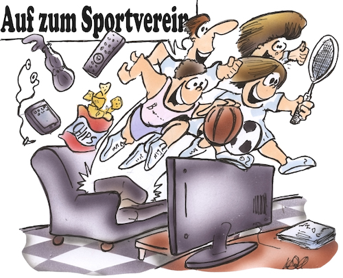 Cartoon: Sportvereine (medium) by HSB-Cartoon tagged sport,sportverein,turnen,turnverein,leichtathletik,sportclub,olympia,fitness,ausdauer,training,trainer,trainieren,laufen,teamsport,zehnkamp,fünfkampf,joggen,fernseh,bewegung,bewegen,ausdauersport,sportgemeinschaft,portvereinigung,sportklub,ballsport,boxen,fußball,schwimmen,kampfsport,sportart,sport,sportverein,turnen,turnverein,leichtathletik,sportclub,olympia,fitness,ausdauer,training,trainer,trainieren,laufen,teamsport,zehnkamp,fünfkampf,joggen,fernseh,bewegung,bewegen,ausdauersport,sportgemeinschaft,portvereinigung,sportklub,ballsport,boxen,fußball,schwimmen,kampfsport,sportart