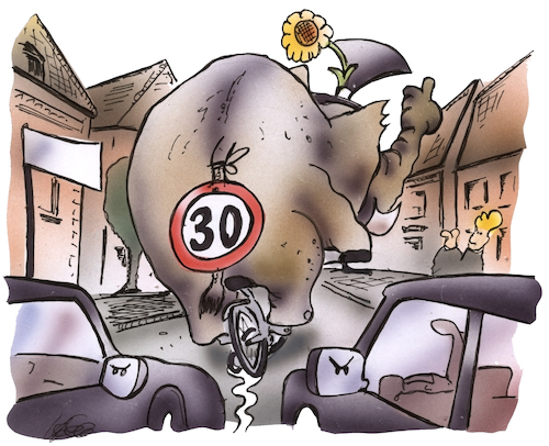 Cartoon: Tempo 30 Zone (medium) by HSB-Cartoon tagged verkehr,verkehsführung,verkehrsleitpläne,verkehrsplanung,sraßenverkehr,tempo,zone,schrittgeschwindigkeit,geschwindigkeitsreduzierung,tempomat,auto,autofahrer,innenstadt,stadtverkehr,sicherheit,unfaall,verkehrswende,dickhäuter,fahrrad,elefant,verkehrsplaner,verkehr,verkehsführung,verkehrsleitpläne,verkehrsplanung,sraßenverkehr,tempo,zone,schrittgeschwindigkeit,geschwindigkeitsreduzierung,tempomat,auto,autofahrer,innenstadt,stadtverkehr,sicherheit,unfaall,verkehrswende,dickhäuter,fahrrad,elefant,verkehrsplaner