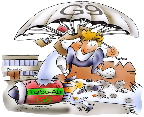 Cartoon: Turbo-Abi (medium) by HSB-Cartoon tagged school,abi,abitur,absprung,airbrush,cartoon,eltern,fallschirm,g8,g9,gymnasium,hsb,hsbcartoon,karikatur,lehrer,lokalkarikatur,nrw,rakete,reißleine,rückkehr,schule,schulform,schuljahr,schuljahre,schulzeit,schüler,turboabi,turboabitur,verkürzung,zeit,school,abi,abitur,absprung,airbrush,cartoon,eltern,fallschirm,g8,g9,gymnasium,hsb,hsbcartoon,karikatur,lehrer,lokalkarikatur,nrw,rakete,reißleine,rückkehr,schule,schulform,schuljahr,schuljahre,schulzeit,schüler,turboabi,turboabitur,verkürzung,zeit