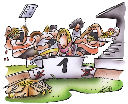 Cartoon: Wettbewerb (medium) by HSB-Cartoon tagged schulsport,sport,sportwettbewerbe,sporturkunde,höchstleisung,ehrenurkunde,olympia,olympische,gedanke,bundesjugendspiele,sieger,siegerpodest,erster,letzter,leichtathletik,sportabzeichen,ehrenmedallie,auszeichnung,gleichheit,schulsport,sport,sportwettbewerbe,sporturkunde,höchstleisung,ehrenurkunde,olympia,olympische,gedanke,bundesjugendspiele,sieger,siegerpodest,erster,letzter,leichtathletik,sportabzeichen,ehrenmedallie,auszeichnung,gleichheit