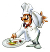 Cartoon: cuisine (small) by HSB-Cartoon tagged cuisine,cooker,kitchen,cooking,service,waiter,waitrees,cook,küche,kellner,eating,karikatur,essen,dinner,speise,koch,lokal,gaststätte,restaurant,gastronomy,speiselokal