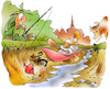 Cartoon: Dürre (small) by HSB-Cartoon tagged dürre,klima,klimawandel,niedrigwasser,gewässer,gewässerschutz,bach,bachlauf,rinnsal,fischsterben,wassermangel,umwelt,umweltkatastrophe,trockenheit,angler,angeln,fluss,kanusport,natur,creek,dry,cartoon