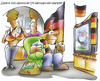 Cartoon: EM 2012 (small) by HSB-Cartoon tagged em,2012,em2012,europameisterschaft,fan,fussball,fußball,soccer,european,championshipball,bh,frau,fußballfan,bier,fernseher,tv,deutschland,ukraine,polen,airbrush