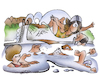 Cartoon: Freibad 02 (small) by HSB-Cartoon tagged sommerwetter,badeanstalt,badewetter,baden,freibad,somer,wärme,swimming,pool,nichtschwimmer,schwimmbecken,bademeister,badegast,wasser,kalt,warm,kleidung,badehaus,badegäste,cartoon