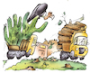 Cartoon: Klimaresistente Anpflanzungen (small) by HSB-Cartoon tagged klimaresistent,bäume,baum,anpflanzungen,pflanzen,anbaufläche,umwelt,wald,abholzung,waldwirtschaft,brandholz,holzindustrie,bauholz,kaktus,kakteen,sukkulenten,baumkakteen,klimawandel,exoten,waldrodung,umweltzerstörung,gewächse,cartooon,karikatur,landschaftsveränderung,landschaftswandel,wälder