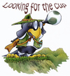 Cartoon: looking for the cup (small) by HSB-Cartoon tagged socer,wm,championship,southafrica,germany,fan,stadion,football,eagle,airbrush,airbrushdesign,cup,ball
