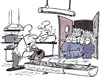 Cartoon: Mensaessen (small) by HSB-Cartoon tagged mensa,kinder,kids,schule,kantine,koch,kochtopf,topf,trog,cartoon,karikatur