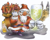 Cartoon: merry Christmas (small) by HSB-Cartoon tagged xmas,christmas,santa,claus,newyeareve,new,year,eve,present,sekt,neujahr,sylvester,weihnachten,nikolaus,weihnachtsmann,geschenke,airbrush,airbrushillustration,airbrushcartoon