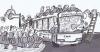 Cartoon: Schulbus (small) by HSB-Cartoon tagged schule,bus,schulbus,nahverkehr,stadt,gemeinde,verkehrsmittel