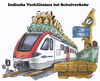 Cartoon: Schulverkehr (small) by HSB-Cartoon tagged schule,schüler,schulweg,eisenbahn,bahn,db,zug,cartoon,cariccature,karikatur,hsb,aibrush