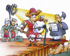 Cartoon: Sicherheit auf der Bühne (small) by HSB-Cartoon tagged bühne,stage,sicherheit,musik,konzert,verwaltung,blockflöte,sänger,sängerin,solist