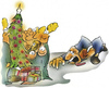 Cartoon: Xmas stress (small) by HSB-Cartoon tagged xmas,weihnachten,present,christmas,christmastree,weihnachtsbaum,geschenke,airbrush,airbrushcartoon